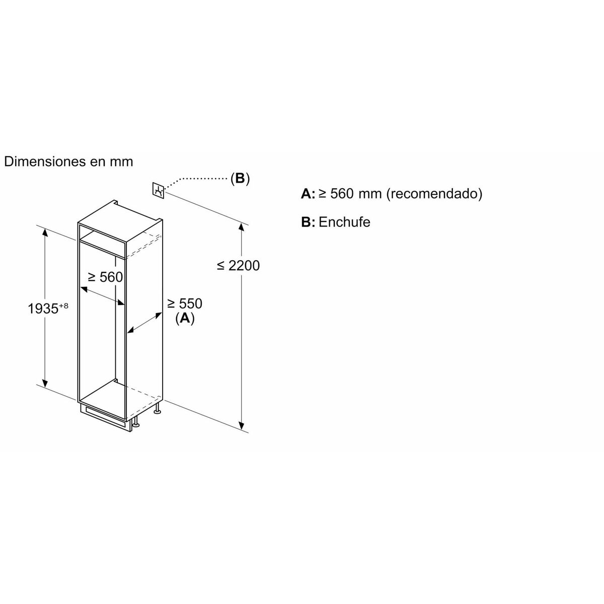 Bosch Koelkast Bosch Kin96Vfd0   194 Wit